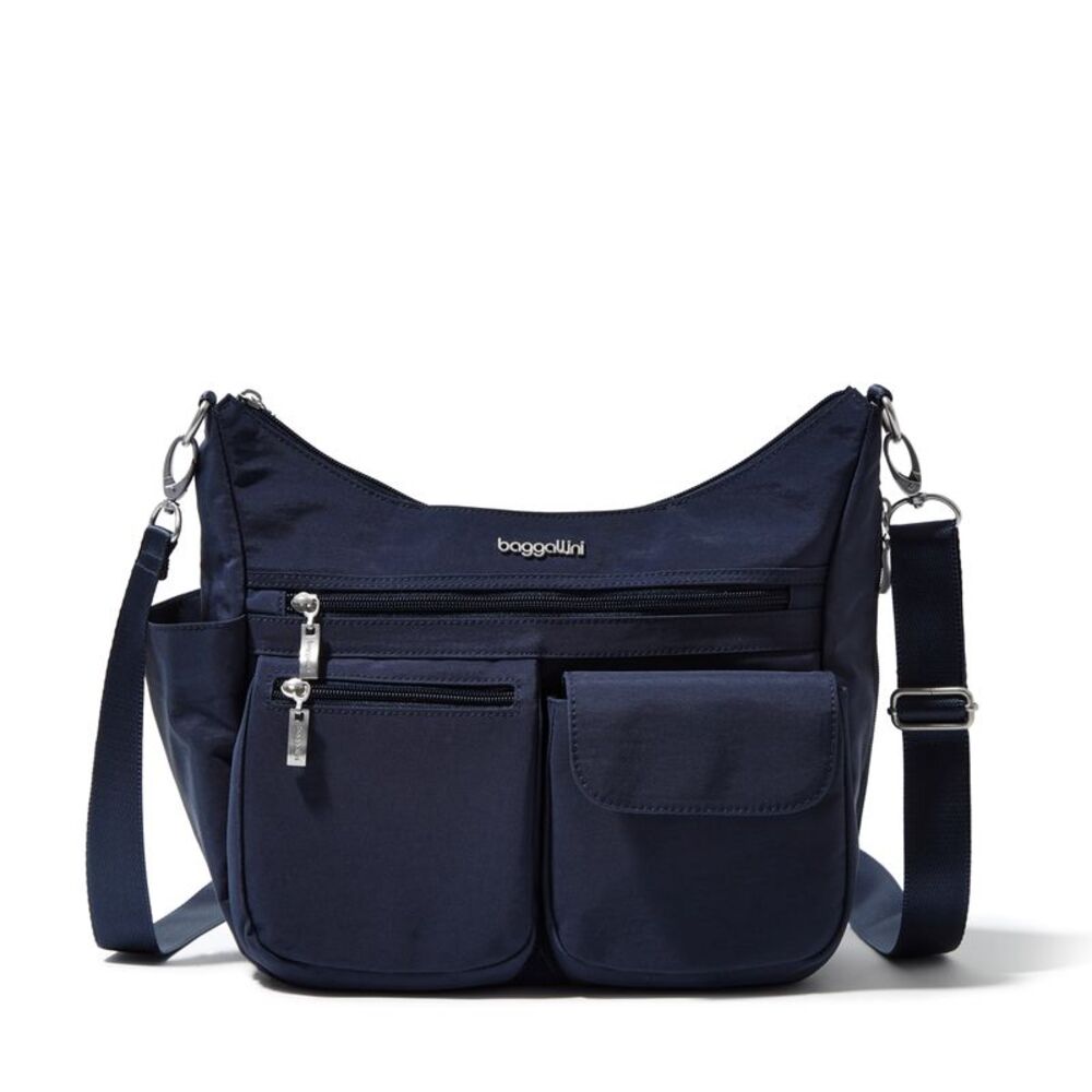 baggallini Women's Modern Everywhere Hobo Crossbody Bag with RFID Wristlet